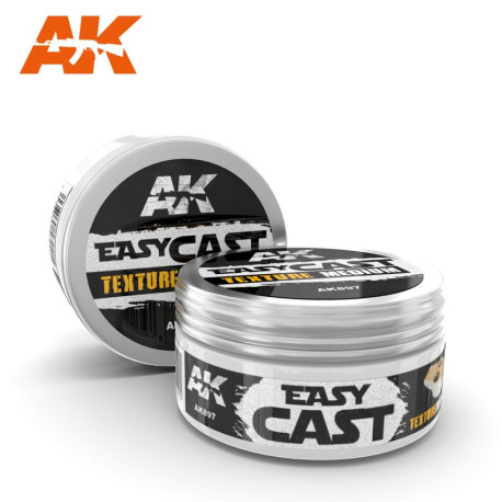 Easycast texture medium, Textura fácil de moldear. Cantidad 75 ml. Marca AK Interactive. Ref: AK 897.