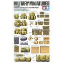 Set Modern US Military Equipment , equipamiento militar moderno US. Escala 1:35. Marca Tamiya. Ref: 35266.