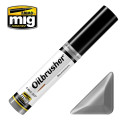 Oilbrusher: Oleo Aluminio, aluminium. Marca Ammo of Mig Jimenez. Ref: AMIG3537.