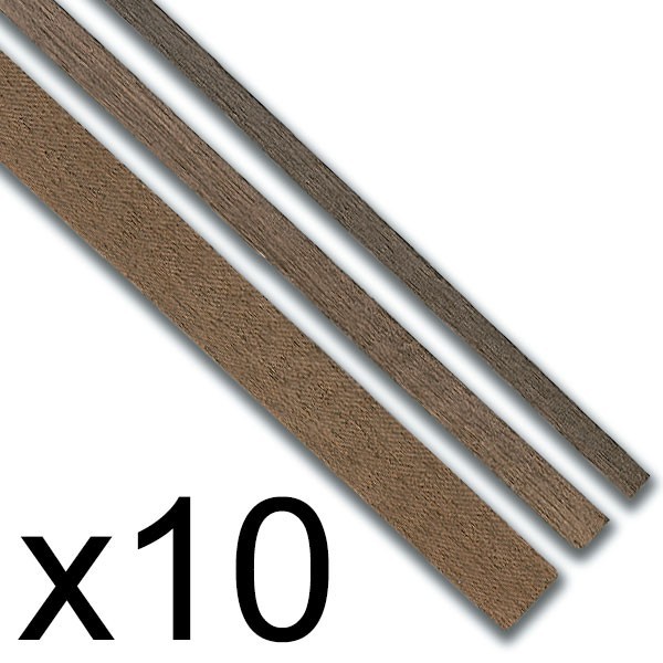 Listones madera Manzonia 3 x 3 x 1000 mm. Paquete de 10 unidades. Marca  Constructo. Ref: 480129. 