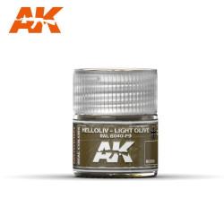 Helloliv – Light Olive RAL 6040-F9. Cantidad 10 ml. Marca AK Interactive. Ref: RC090.