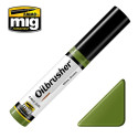 Oilbrusher: Oleo verde oliva, olive green. Marca Ammo of Mig Jimenez. Ref: AMIG3505.
