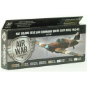 Model Air RAF Colors SEAC (Air Command South East Asia) 1942-1945. 8 Colores. Bote 17 ml. Marca Vallejo. Ref: 71146.
