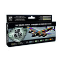 Model Air R.A.F. Colors Bomber & Training Air Command 1939-1945. 8 Colores. Bote 17 ml. Marca Vallejo. Ref: 71145.