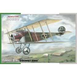 Fokker D.II, "planos" Grünzweig´s. Escala 1:32. Marca Special Hobby. Ref: 32076.