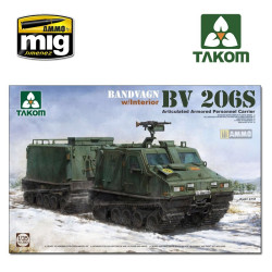 Bandvagn Bv 206S Articulated Armored Personnel Carrier. Escala 1:35. Marca Takom. Ref: 2083.