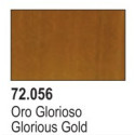 Acrilico Game Color, Oro glorioso. Bote 17 ml. Marca Vallejo. Ref: 72.056.