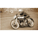Moto Norton, Manx 500cc (1951). Escala 1:9. Marca Italeri. Ref: 4602.