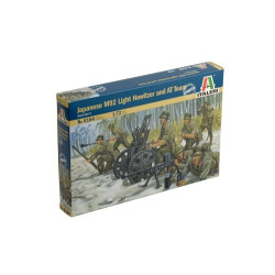 Japoneses M92 light howitzer y AT Team. Escala 1:72. Marca Italeri. Ref: 6164.