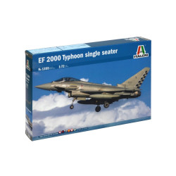 EF 2000 Typhoon monoplaza ( Eurofighter ). Escala 1:72. Marca Italeri. Ref: 1355.