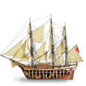Sección Barco HMS Bounty. Escala 1:48. Marca Artesanía Latina. Ref: 22810.