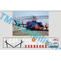 Calcas del helicóptero AB-204, azul 3ª escuadrilla armada. Escala 1:48. Marca Trenmilitaria. Ref: 000_4804.