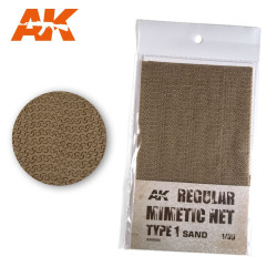 Lona de camuflaje mimetic net type 1 sand. Escala 1:35. Marca AK Interactive. Ref: AK8060.