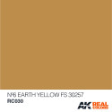 Nº6 Earth Yellow FS 30257. Cantidad 10 ml. Marca AK Interactive. Ref: RC030.