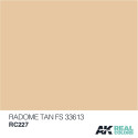 RC Air, Radome Tan FS 33613. Cantidad 10 ml. Marca AK Interactive. Ref: RC227.