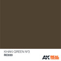 Khaki Green Nº3. Cantidad 10 ml. Marca AK Interactive. Ref: RC033.