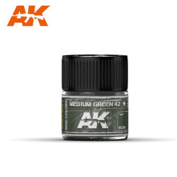 RC Air, Medium Green 42. Cantidad 10 ml. Marca AK Interactive. Ref: RC260.