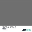 RC Air, Neutral Grey 43. Cantidad 10 ml. Marca AK Interactive. Ref: RC261.
