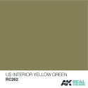 RC Air, US Interior Yellow Green. Cantidad 10 ml. Marca AK Interactive. Ref: RC262.