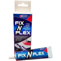 Deluxe Fix N Flex, para foam, plástico y metal. Contiene 40ml. Marca Deluxe. Ref: AD78.