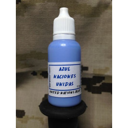 Acrilico Azul Naciones Unidas. Bote 17 ml. Marca BMR MODELS. Ref: ONU.
