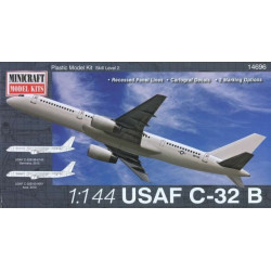 Boeing C-32B USAF. Escala 1:144. Marca Minicraft. Ref: 14696.