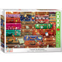 Travel Suitcases, Colors of the World. Puzzle horizontal, 1000 pz. Marca Eurographics. Ref: 6000-5468.