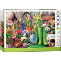 Garden Tools, garden. Puzzle vertical, 1000 pz. Marca Eurographics. Ref: 6000-5391.