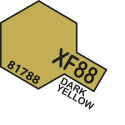 Flat Dark yellow 2, amarillo oscuro 2 Mate (81788). Bote 10 ml. Marca Tamiya. Ref: XF-88.