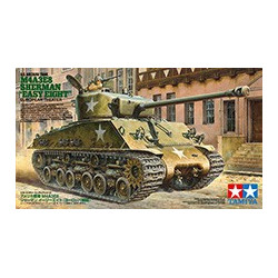 U.S. Medium Tank M4A3E8 Sherman "Easy Eight" European Theater. Escala 1:35. Marca Tamiya. Ref: 35346.