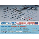 AIRCRAFT WEAPONS V : U.S. MISSILES AND LAUNCHER. Escala 1:72. Marca Hasegawa. Ref: X72-9 (35009).