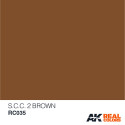 S.C.C. 2 Brown. Cantidad 10 ml. Marca AK Interactive. Ref: RC035.