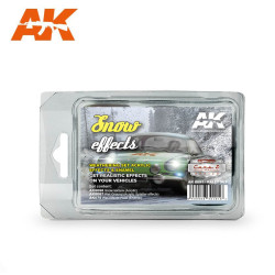 Set Acrílicos para vehículos, SNOWN EFFECTS (RALLY SET). Marca Ak-Interactive. Ref: AK8091.