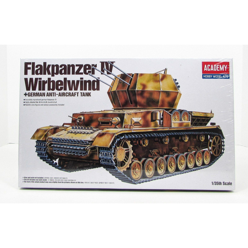 13236 1/35 Flakpanzer Iv Wirbelwind 1333 Plastic Model Kit by Academy Models by Academy Models 