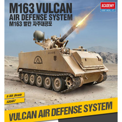 CARRO DE COMBATE, M163 Sistema de defensa aérea Vulcan. Escala 1:35. Marca Academy. Ref: 13507.