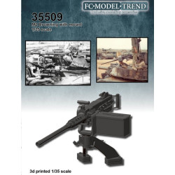 M2 Browning with mount. Escala 1:35. Marca FCmodeltrend. Ref: 35509.
