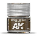 RC WWII, Braun brown RAL 8010. Cantidad 10 ml. Marca AK Interactive. Ref: RC065.