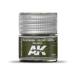 RC WWII, Olivgrün olive green RAL 6003. Cantidad 10 ml. Marca AK Interactive. Ref: RC047.