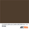 RC WWII, Dunkelbrau dark brown RAL 7017. Cantidad 10 ml. Marca AK Interactive. Ref: RC056.