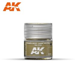 RC WWII, Dunkelgelb dark yellow RAL 7028. Cantidad 10 ml. Marca AK Interactive. Ref: RC060.
