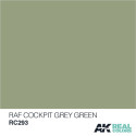 RC Air, RAF Cockpit Grey-Green. Cantidad 10 ml. Marca AK Interactive. Ref: RC293.