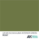 RC Air, IJN M3 (N) NAKAJIMA Interior Green. Cantidad 10 ml. Marca AK Interactive. Ref: RC307.