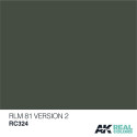RC Air, RLM 81 Version 2. Cantidad 10 ml. Marca AK Interactive. Ref: RC324.