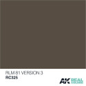 RC Air, RLM 81 Version 3. Cantidad 10 ml. Marca AK Interactive. Ref: RC325.