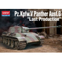 Tanque Pz.Kpfw.V Panther Ausf.G "Última producción". Escala 1:35. Marca Academy. Ref: 13523.