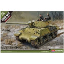 USSR M10 "Lend-Lease" with 5 figures. Escala 1:35. Marca Academy. Ref: 13521.