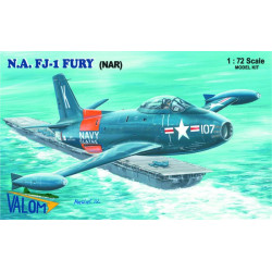 Set avión Furia norteamericana FJ-1 (NAR). Escala 1:72. Marca Valom. Ref: 72085.