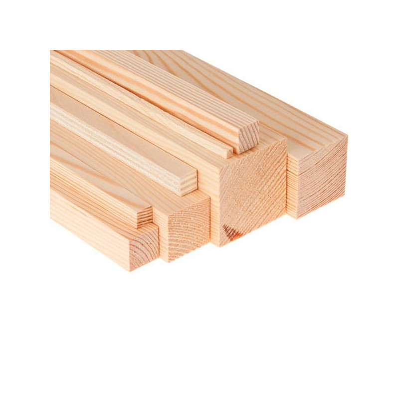 Opitec Espana  Listones de madera rectangulares (56 x 18 x 500)