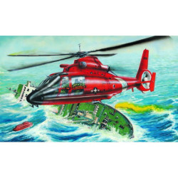 Helicóptero US HH-65A DOLPHIN. Escala 1:48. Marca Trumpeter. Ref: 02801.