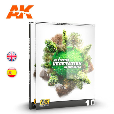 Dominando la vegetación en modelismo – LEARNING 10. Marca AK Interactive. Ref: AK296.